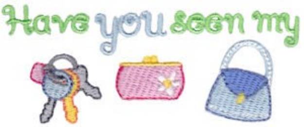 Picture of Have You Seen My... Machine Embroidery Design