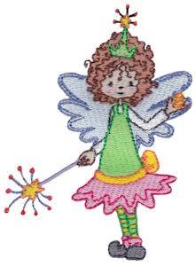 Picture of Dainty Tooth Fairy Machine Embroidery Design
