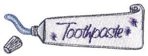 Picture of Toothpaste Machine Embroidery Design