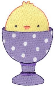 Picture of Sweet Easter Chick Machine Embroidery Design