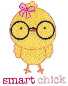 Picture of Smart Easter Chick Machine Embroidery Design