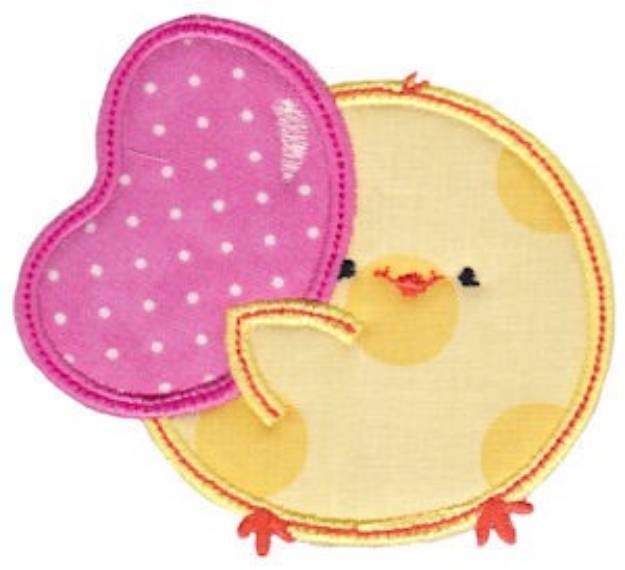 Picture of Chickadee & Jellybean Applique Machine Embroidery Design