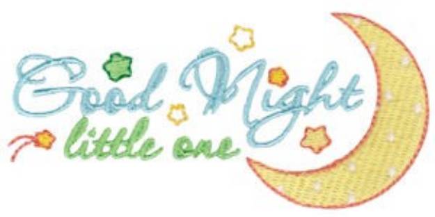 Picture of Good Night Little One Machine Embroidery Design