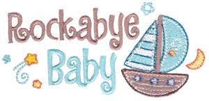 Picture of Rockabye Baby Machine Embroidery Design