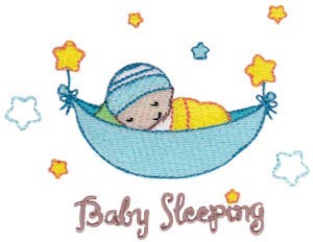 Picture of Baby Sleeping Machine Embroidery Design