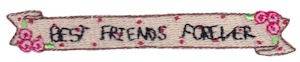 Picture of Best Friends Forever Machine Embroidery Design