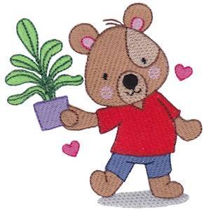 Picture of Teddy Bear Friend Machine Embroidery Design