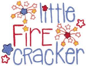 Picture of Little Firecracker Machine Embroidery Design