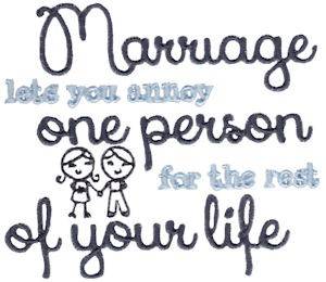 Picture of The Rest Of Your Life Machine Embroidery Design