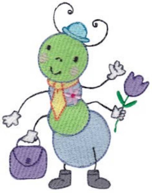 Picture of Snug As A Bug Machine Embroidery Design