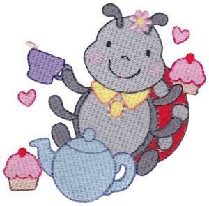 Picture of Snuggly, Ladybug Machine Embroidery Design