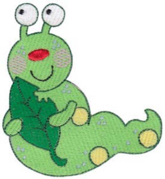 Picture of Snuggly Worm Machine Embroidery Design