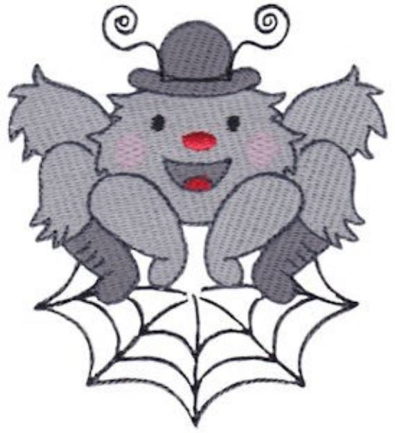 Picture of Snuggly Spider Machine Embroidery Design