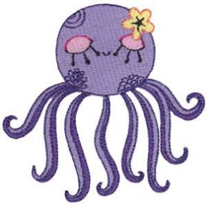 Picture of Decorative Octopus Machine Embroidery Design