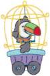 Picture of Animal Train & Toucan Machine Embroidery Design