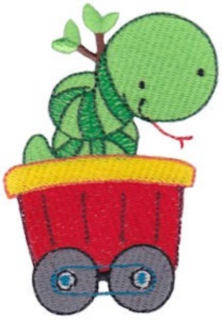 Picture of Animal Train & Snake Machine Embroidery Design