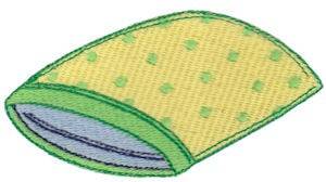 Picture of Floppy Dog Pillow Machine Embroidery Design