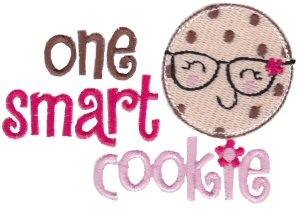 Picture of One Smart Cookie Machine Embroidery Design