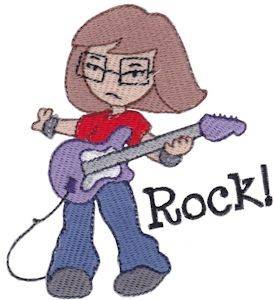 Picture of Tween Goth Rock Machine Embroidery Design