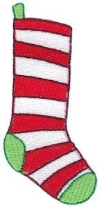 Picture of Jolly Holiday Stocking Machine Embroidery Design