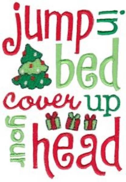 Picture of Jump In Bed Jolly Christmas Machine Embroidery Design