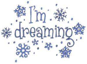 Picture of Im Dreaming Machine Embroidery Design