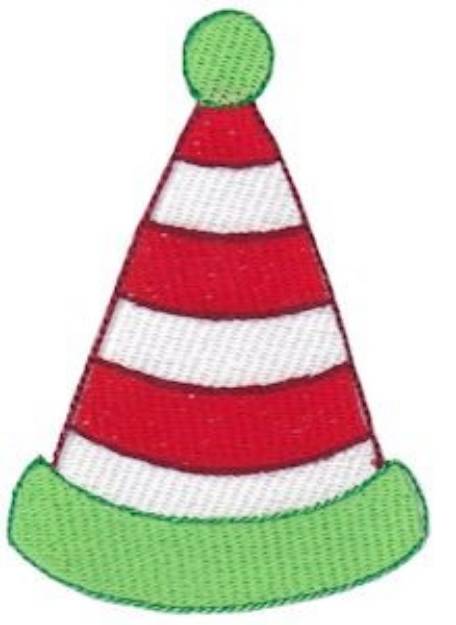 Picture of Jolly Holiday Elf Hat Machine Embroidery Design