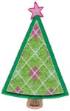Picture of Holiday Tree Applique Machine Embroidery Design
