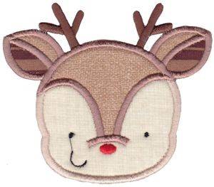 Picture of Rudolph Applique Machine Embroidery Design