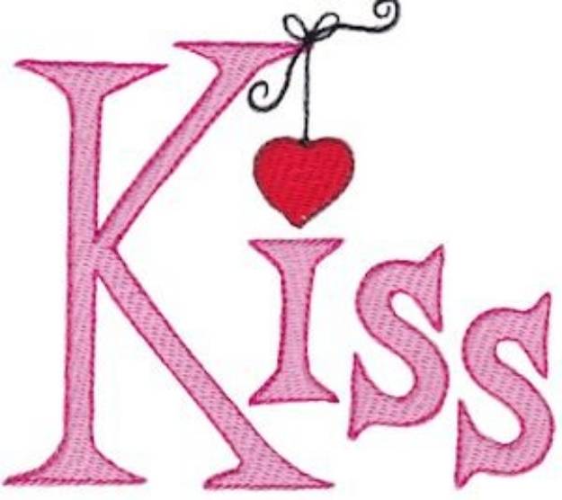 Picture of Hearts & Kisses Machine Embroidery Design