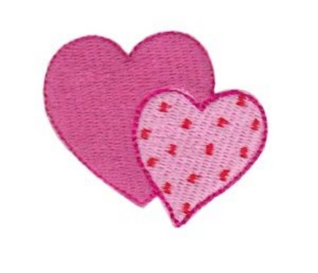 Picture of Valentines Day Hearts Machine Embroidery Design