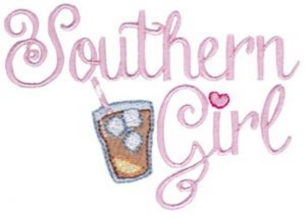 Picture of Southern Girl Machine Embroidery Design