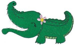 Picture of Southern Girl Gator Machine Embroidery Design