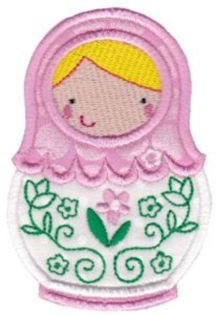Picture of Matryoshka Doll Applique Machine Embroidery Design