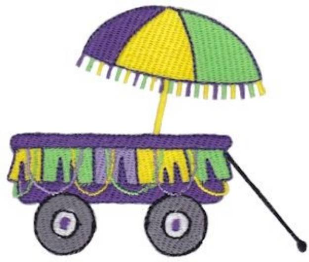 Picture of Mardi Gras Parade Float Machine Embroidery Design