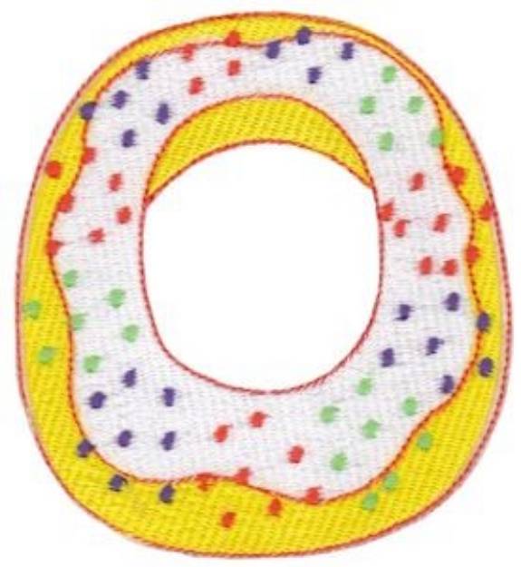 Picture of Mardi Gras King Cake Machine Embroidery Design