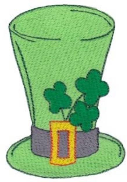 Picture of Irish Top Hat Machine Embroidery Design