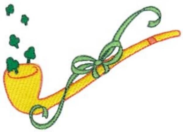 Picture of Leprechauns Pipe Machine Embroidery Design