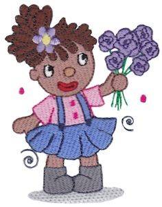 Picture of Rag Doll Clown Machine Embroidery Design