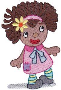 Picture of Rag Doll Clown Machine Embroidery Design