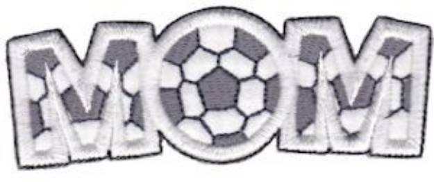 Picture of Soccer Mom Applique Machine Embroidery Design