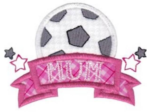 Picture of Soccer Mum Machine Embroidery Design
