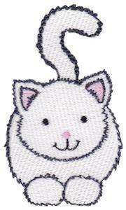Picture of Sweet Kitten Machine Embroidery Design