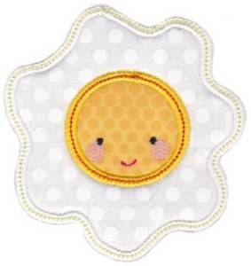 Picture of Kawaii Applique Egg Machine Embroidery Design