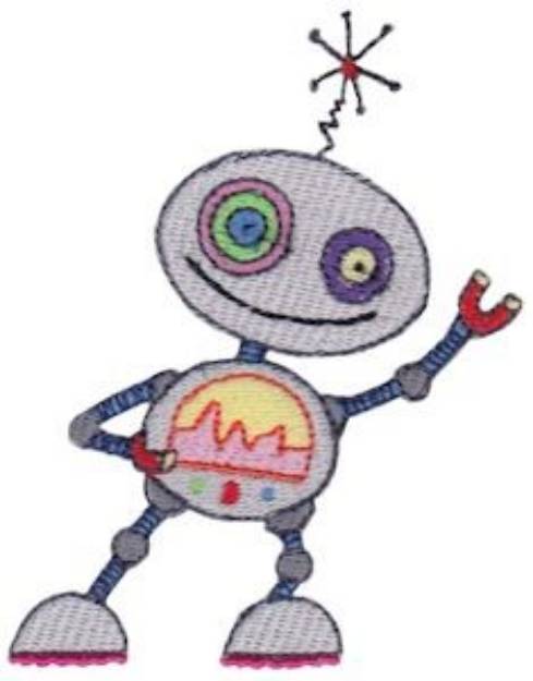 Picture of Zotbot Machine Embroidery Design