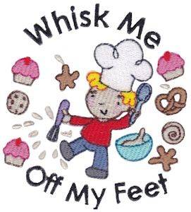 Picture of Whisk Me Off My Feet! Machine Embroidery Design