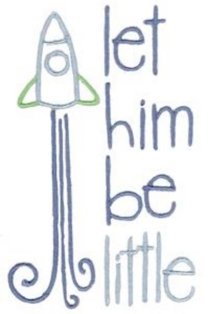 Picture of Let Him Be Little Machine Embroidery Design