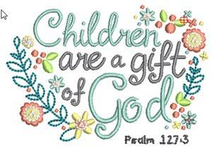 Picture of Gifts From God Machine Embroidery Design