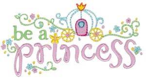 Picture of Be A Princess Machine Embroidery Design