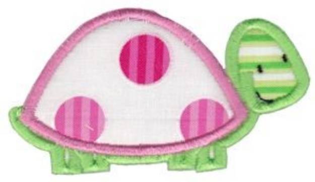 Picture of Turtle Applique Machine Embroidery Design